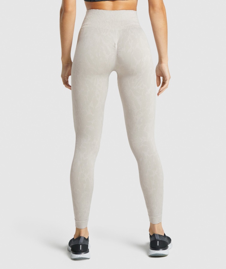 Tilpasse Dyr Sømløse Leggings Sommerfuglegrå Gymshark