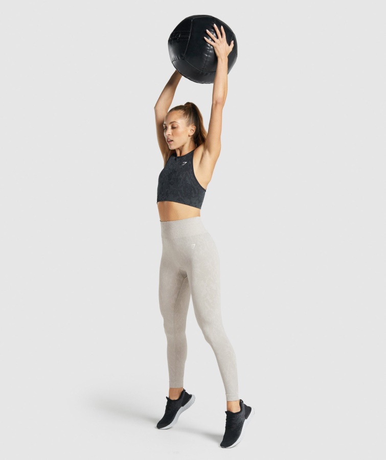 Adapt Animal Sømløs Sports-bh Sommerfuglsort Gymshark