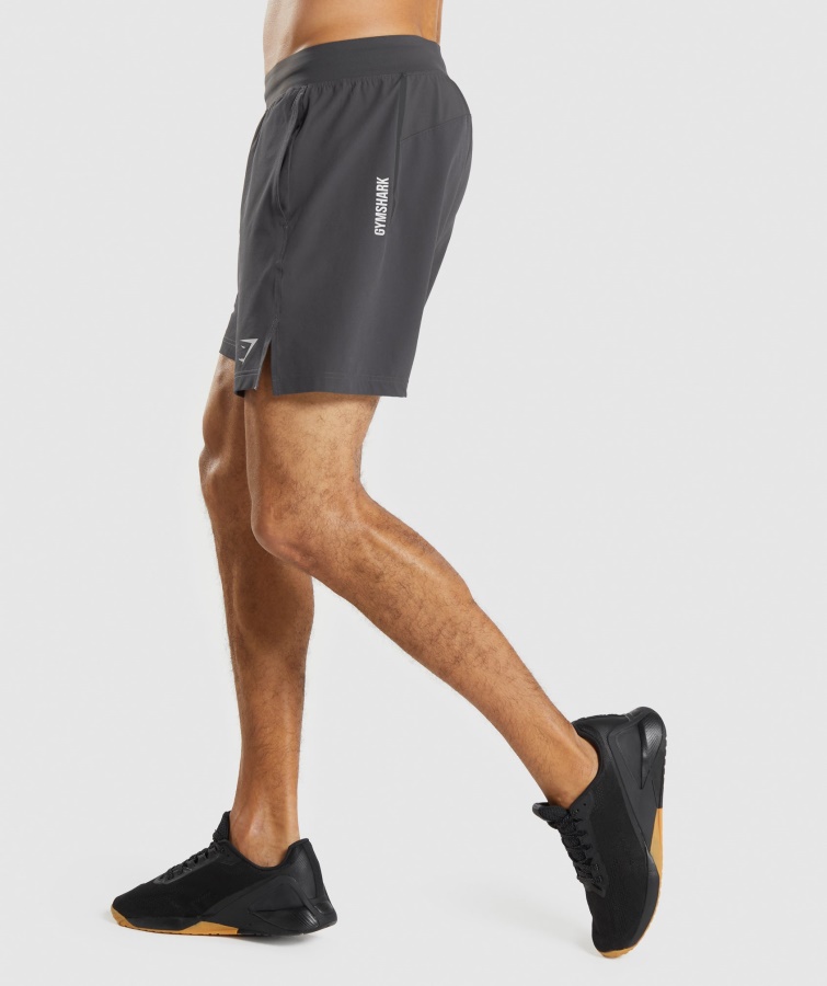 Apex 8" Funktionsshorts Onyxgrå Gymshark