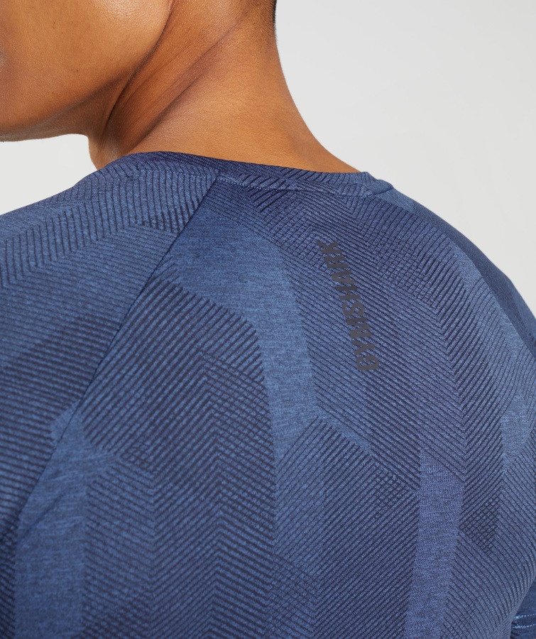 Apex T-shirt Onyx Grå-bane Blå Gymshark