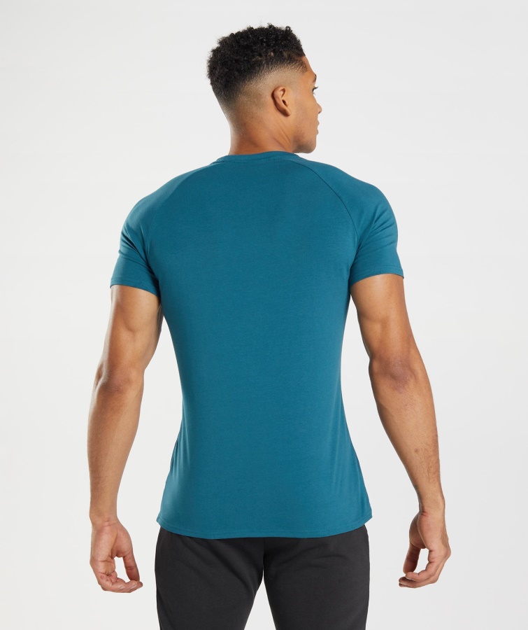 Apollo T-shirt Atlantic Blue Gymshark