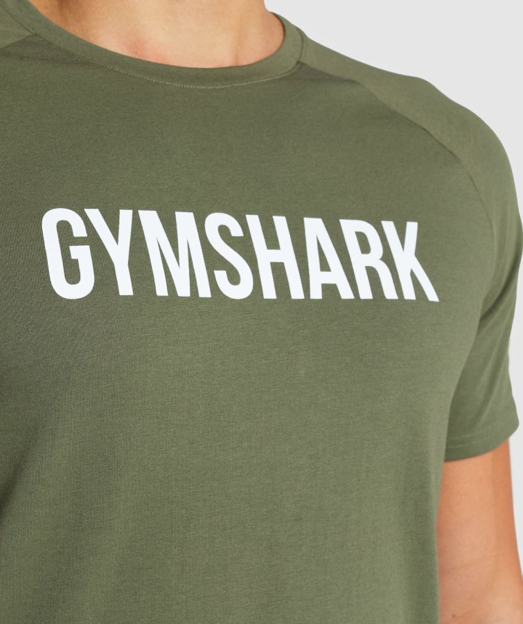 Apollo T-shirt Kerne Oliven Gymshark