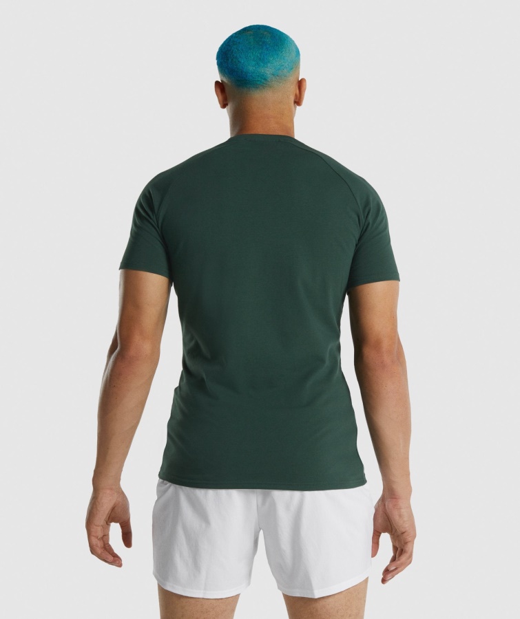 Apollo T-shirt Mørkegrøn Gymshark