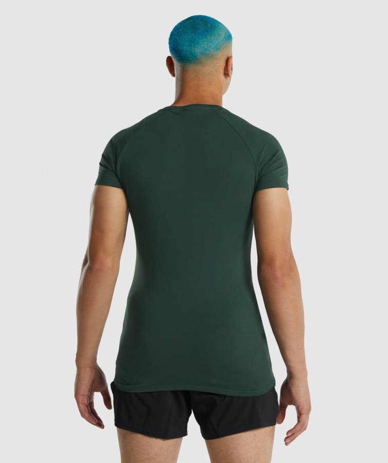 Apollo T-shirt Gymshark Mørkegrøn