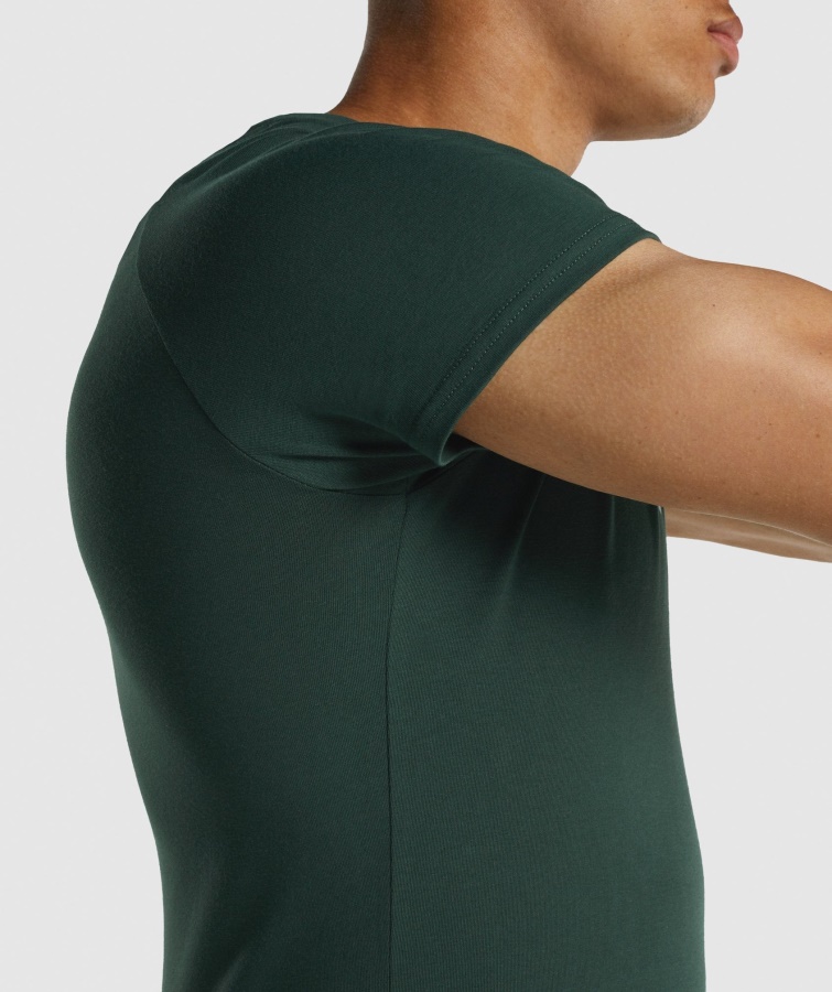 Apollo T-shirt Gymshark Mørkegrøn