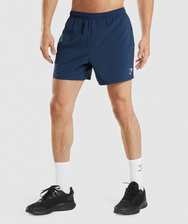 Ankomst 5" Shorts Marineblå Gymshark