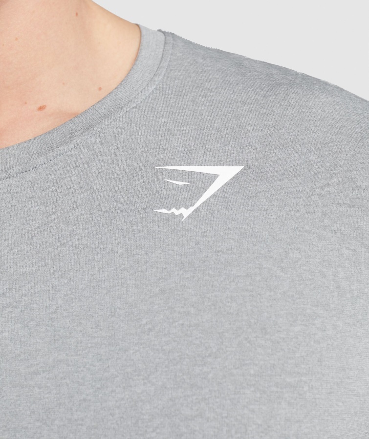 Ankomst Sømløs T-shirt Grå Gymshark