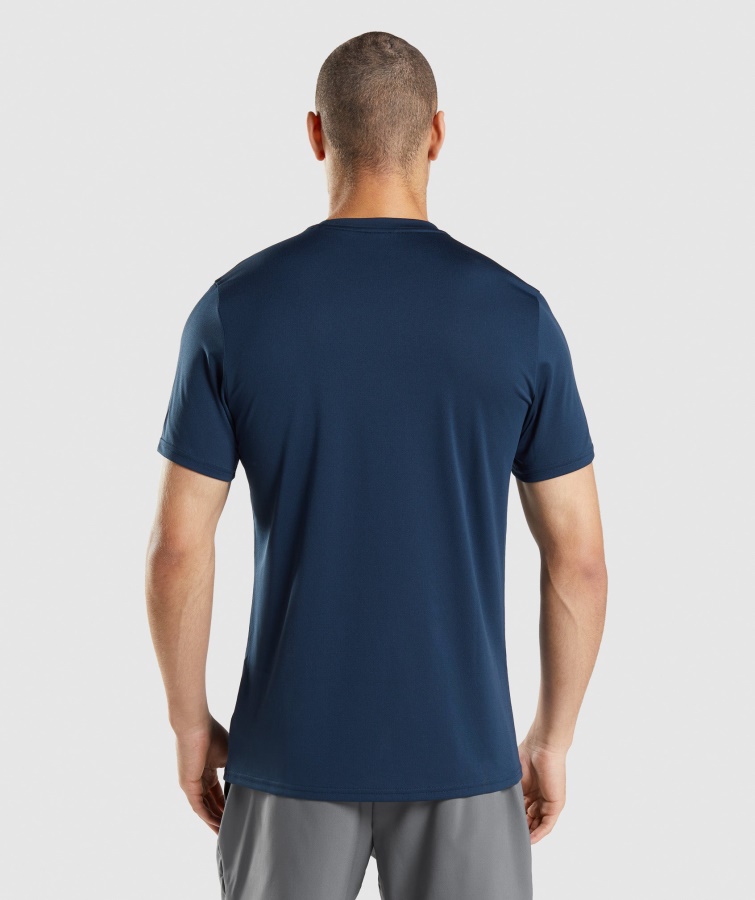 Ankomst T-shirt Marineblå Gymshark