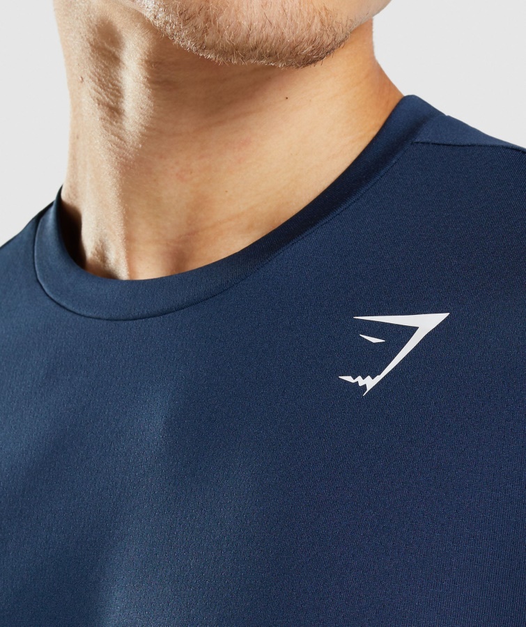 Ankomst T-shirt Marineblå Gymshark
