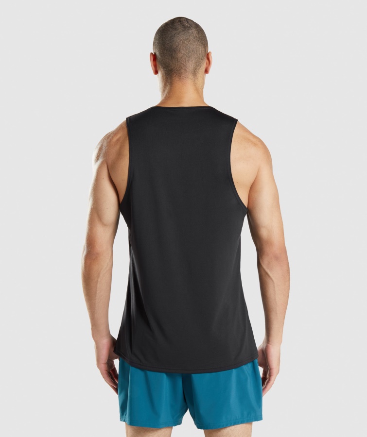 Ankomst Tank Sort Gymshark