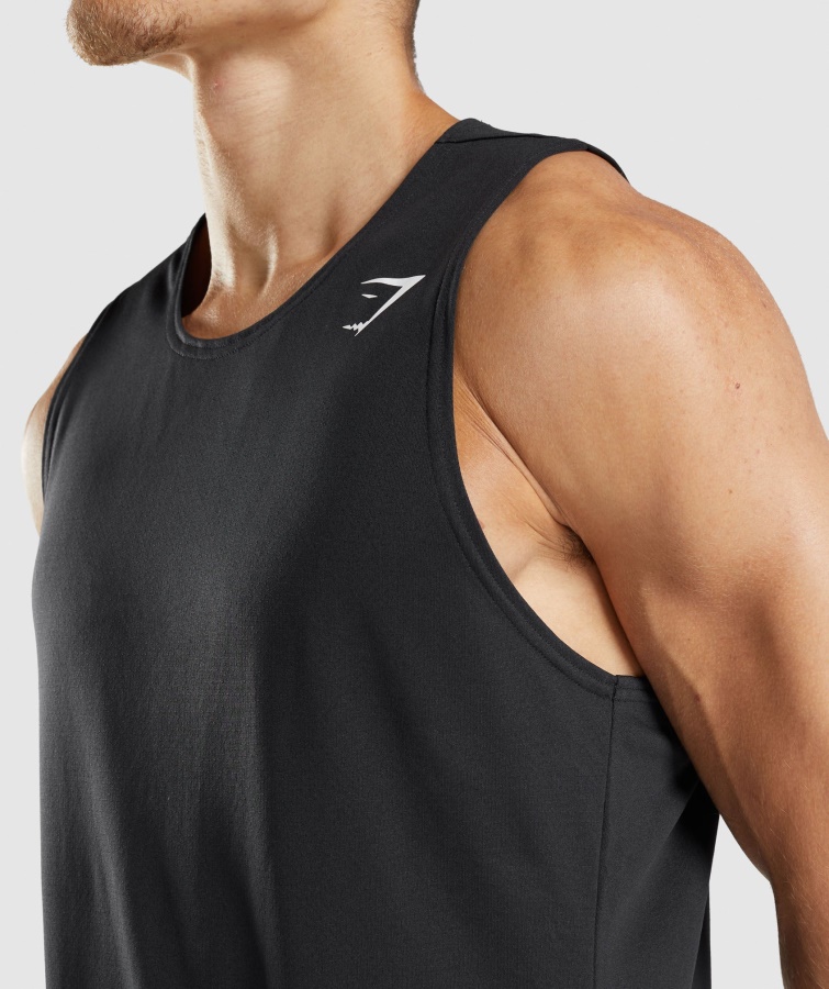 Ankomst Tank Sort Gymshark
