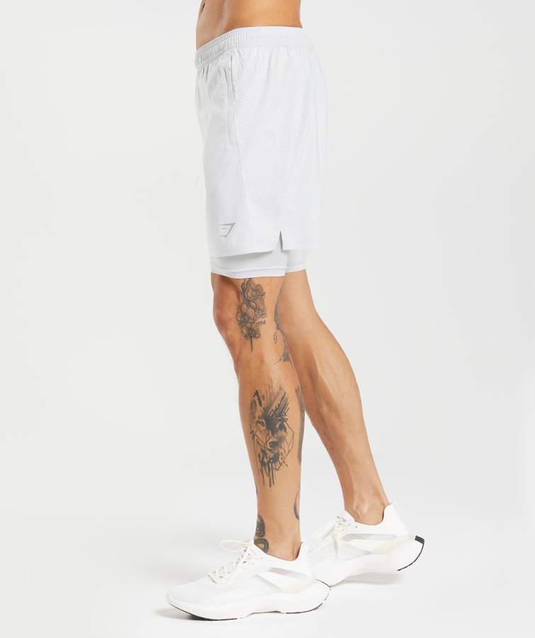 Aspekt 2 I 1 Kort Lysegrå Gymhaj