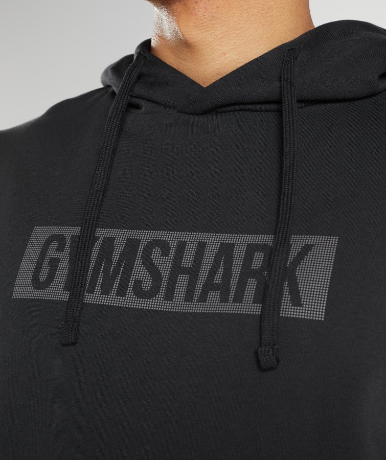 Blok Hættetrøje Sort Gymshark