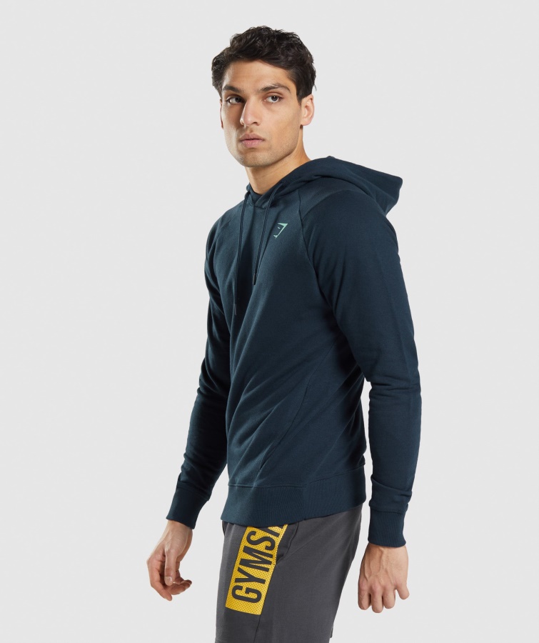 Fed Hættetrøje Marineblå Gymshark
