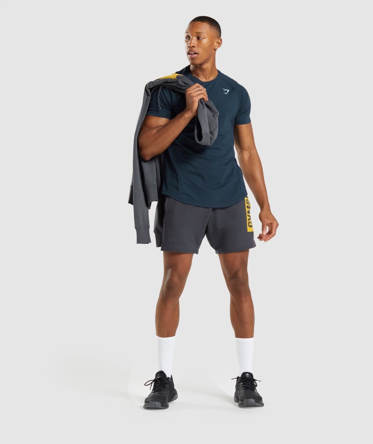 Fed T-shirt Marineblå Gymshark