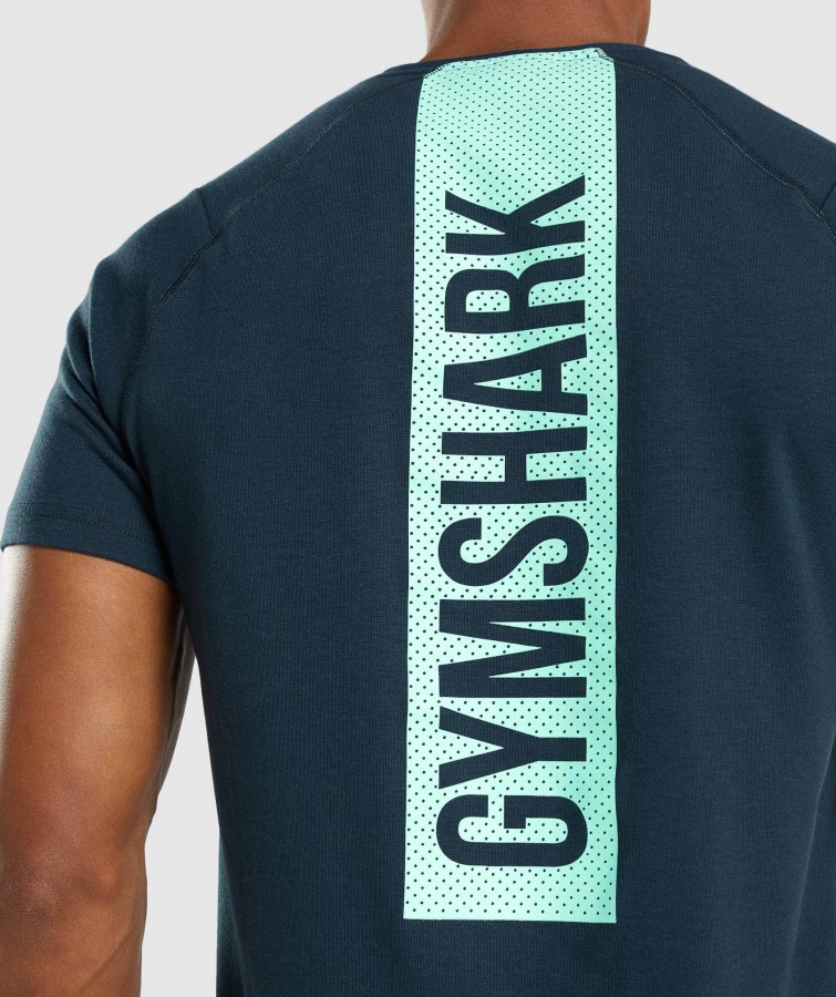 Fed T-shirt Marineblå Gymshark