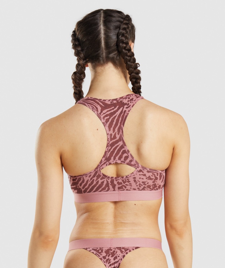 Bomuldsbralette Alice Pink Gymshark