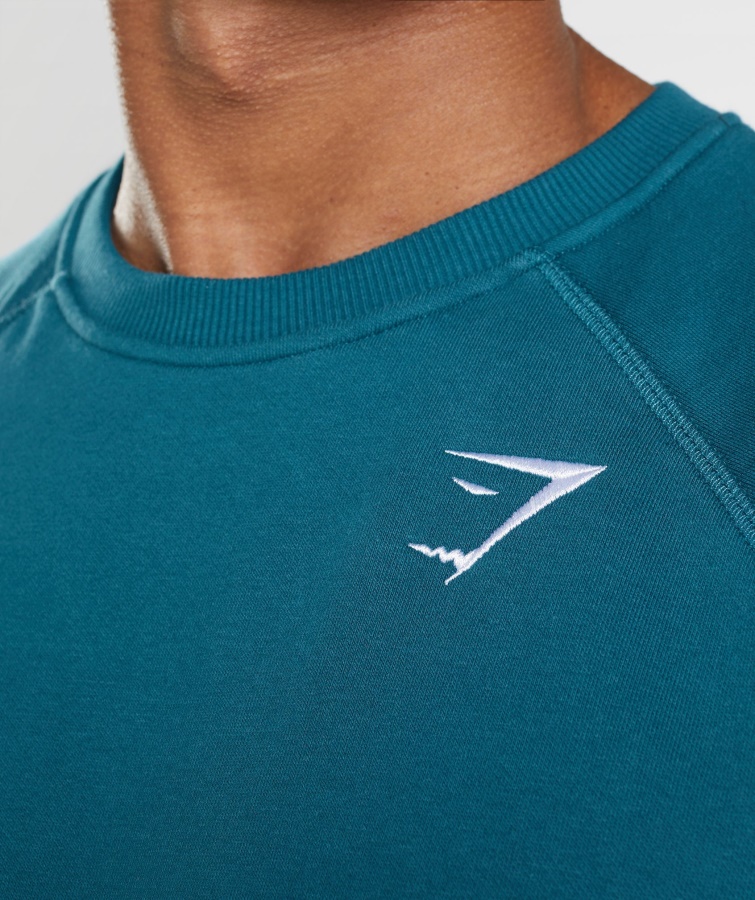 Crest Sweatshirt Atlantic Blue Gymshark