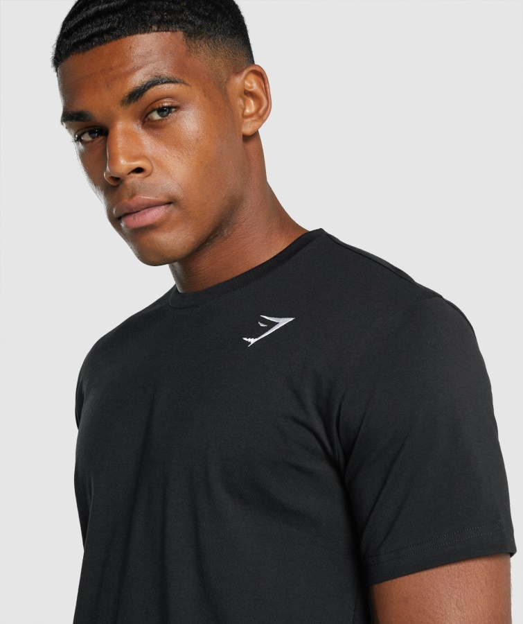 Crest T-shirt Sort Gymshark
