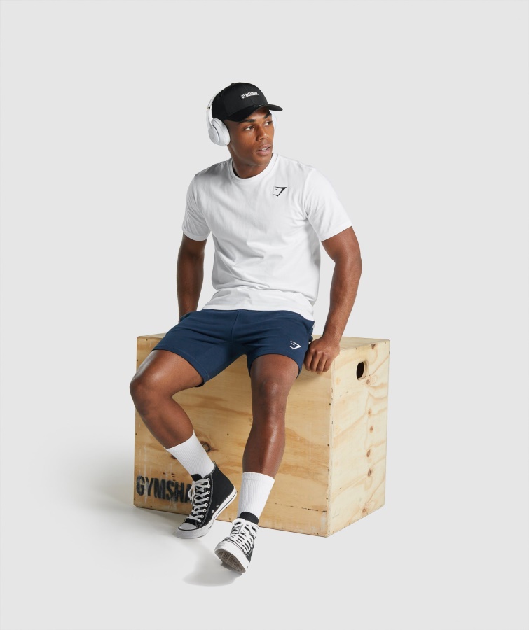 Crest T-shirt Hvid Gymshark