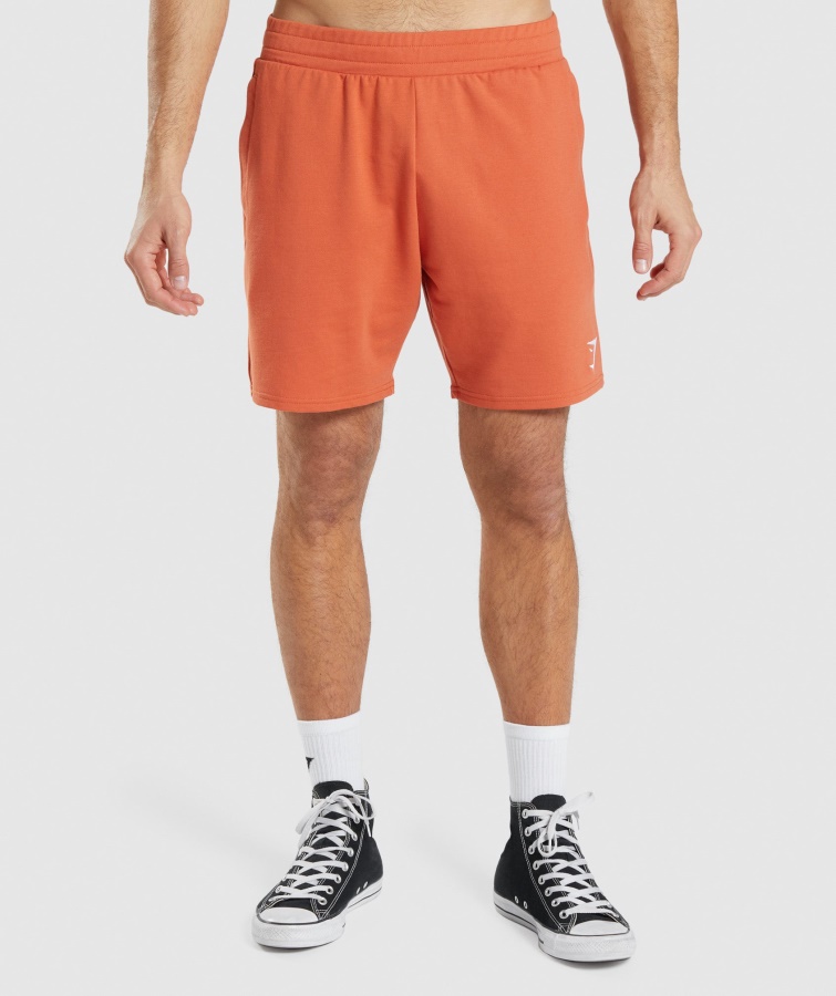 Kritiske 7" Shorts Af Ler Orange Gymshark
