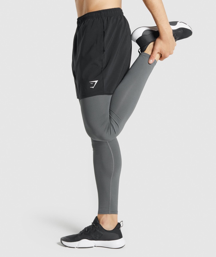 Element Baselayer Leggings Charcoal Gymshark