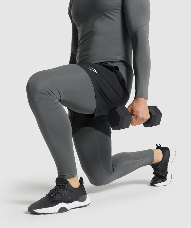 Element Baselayer Leggings Charcoal Gymshark