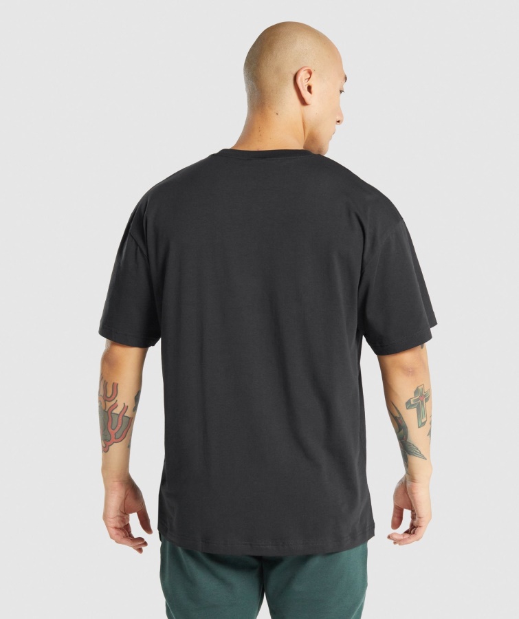 Essentiel Oversize T-shirt Sort Gymshark