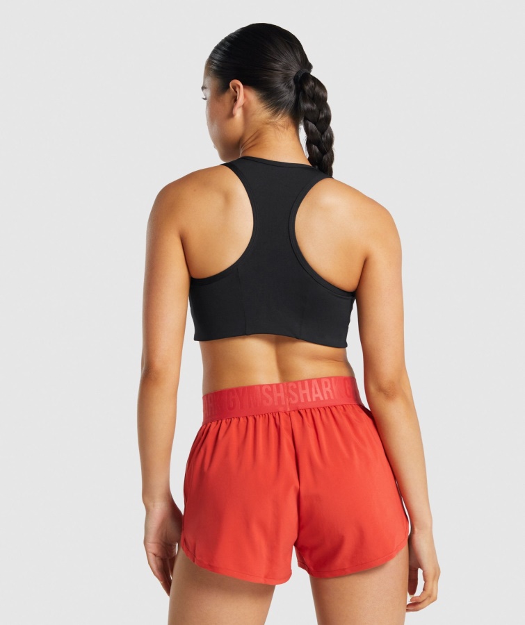 Essential Racer Back Sports Bh Sort Gymshark