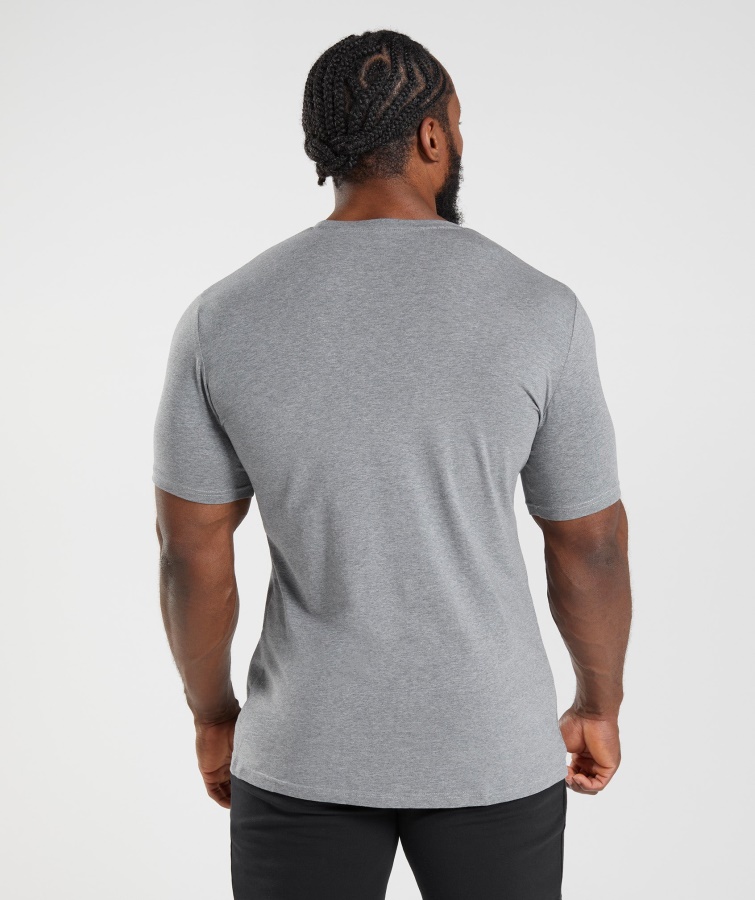Essentiel T-shirt Koksgrå Marl Gymshark