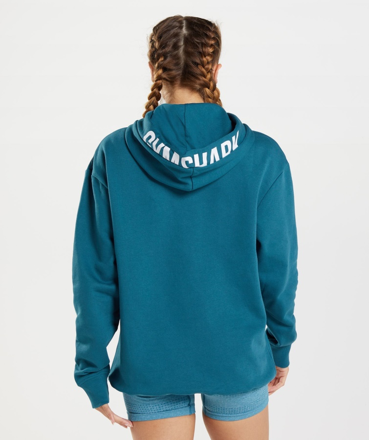 Fraktion Hættetrøje Atlantic Blue Gymshark