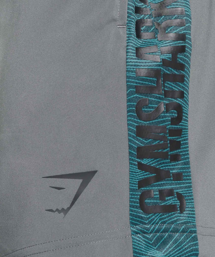 Grafiske Sportsshorts Grå Gymshark