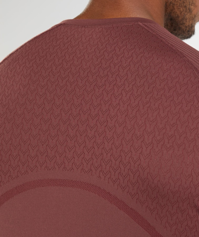 Gymshark 315 Langærmet T-shirt Kirsebærbrun