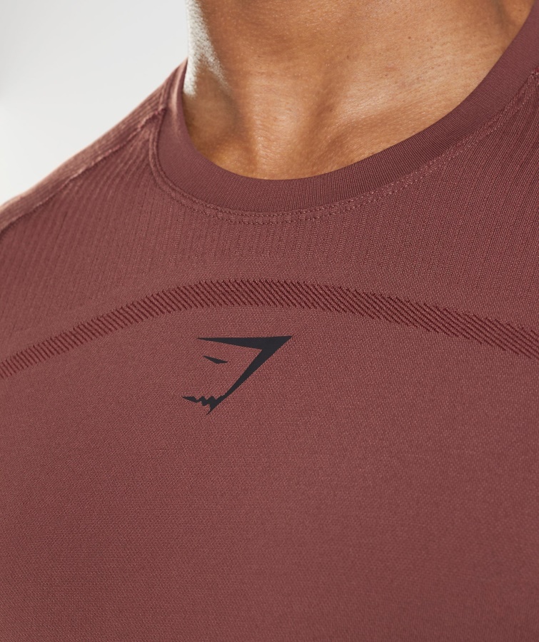 Gymshark 315 Langærmet T-shirt Kirsebærbrun