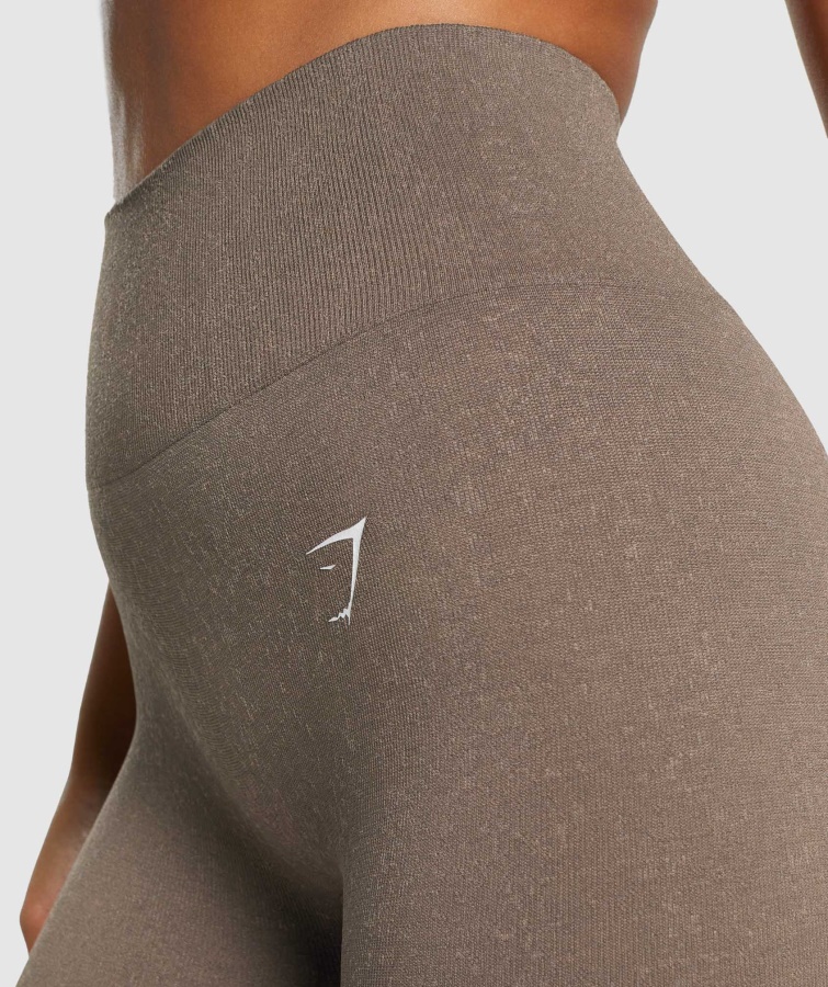 Gymshark Adapt Fleck Sømløse Leggings Mineralbrune