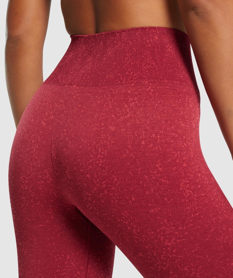 Gymshark Adapt Fleck Sømløse Leggings Mineral-burgunder
