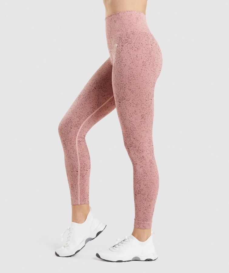 Gymshark Adapt Fleck Sømløse Leggings Mineral-paige Pink