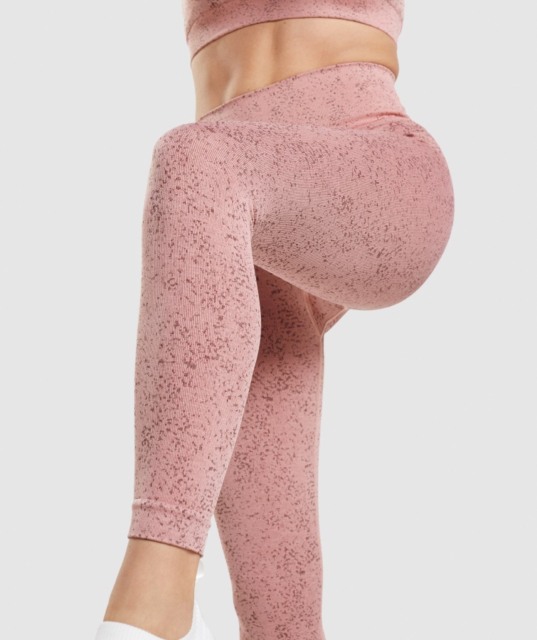 Gymshark Adapt Fleck Sømløse Leggings Mineral-paige Pink