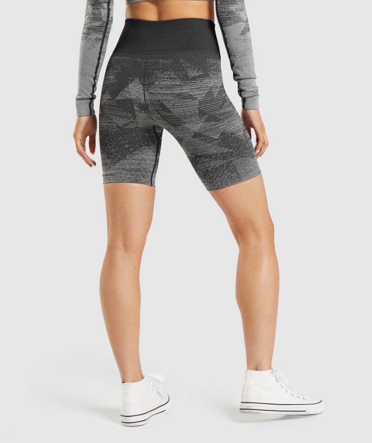 Gymshark Adapt Ombre Sømløse Shorts Trekant-sort