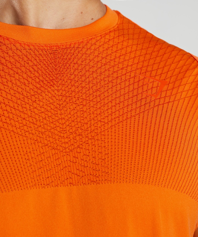 Gymshark Apex Sømløs Tank Zesty Orange-peber Rød