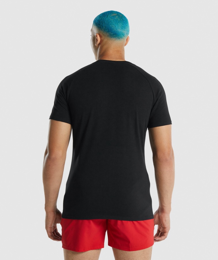 Gymshark Apollo T-shirt Sort