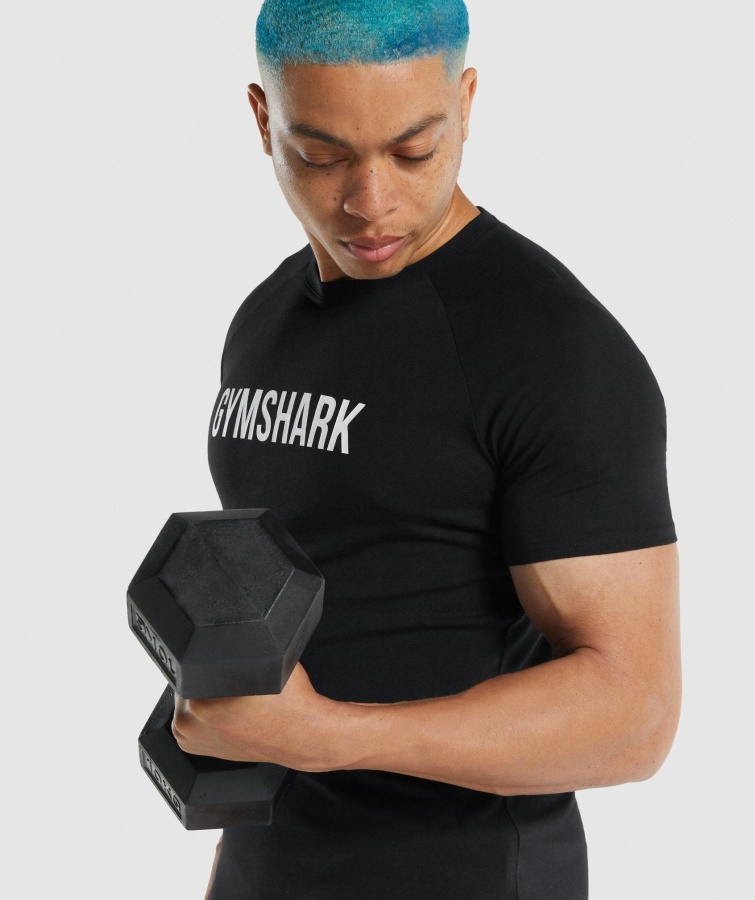 Gymshark Apollo T-shirt Sort