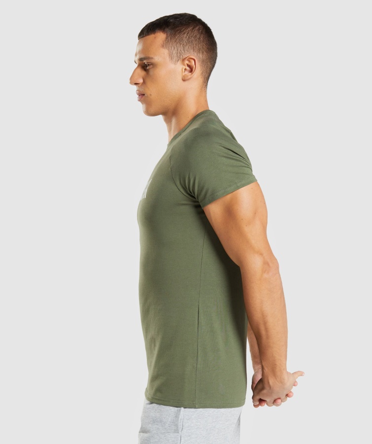 Gymshark Apollo T-shirt Kerne Oliven