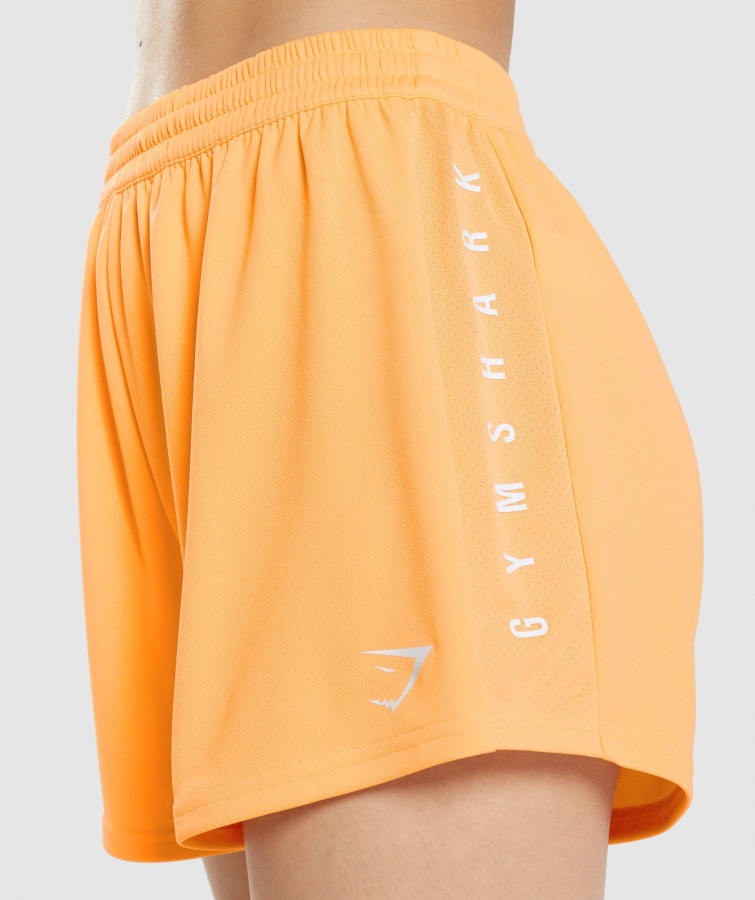 Gymshark Abrikos Orange Sport Løse Shorts