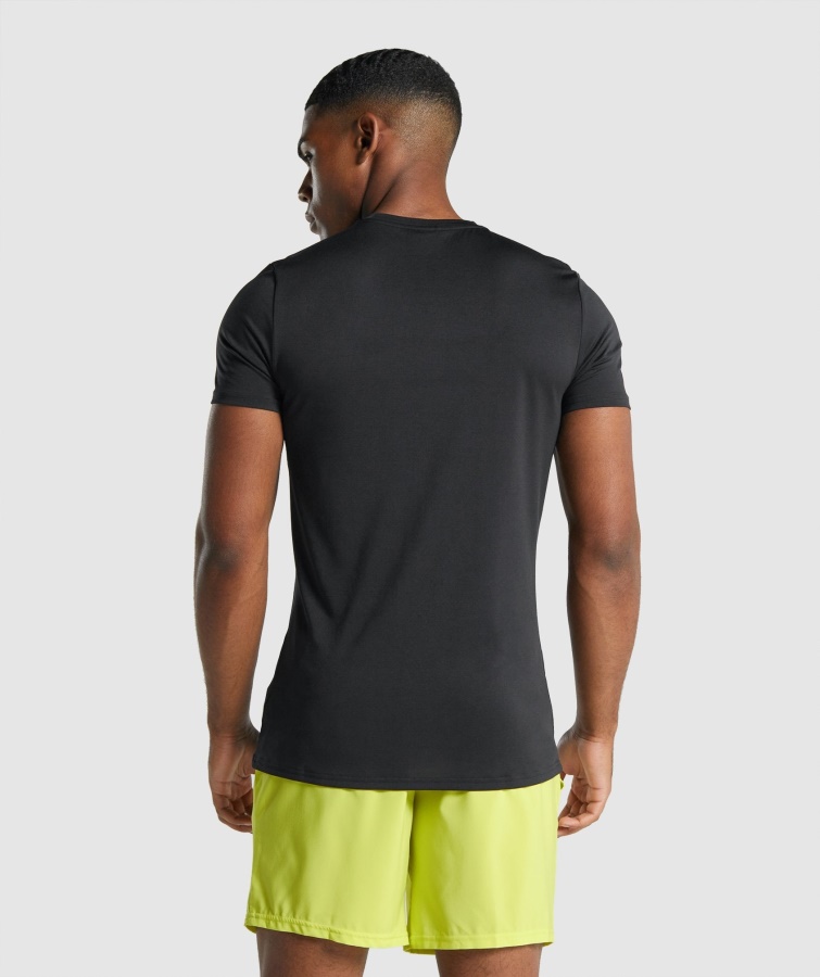 Gymshark Ankomst Grafisk T-shirt Sort