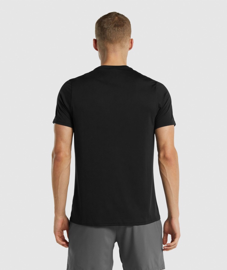 Gymshark Ankomst Regular Fit T-shirt Sort