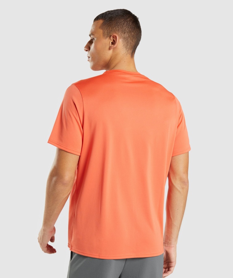 Gymshark Ankomst Regular Fit T-shirt Papaya Orange