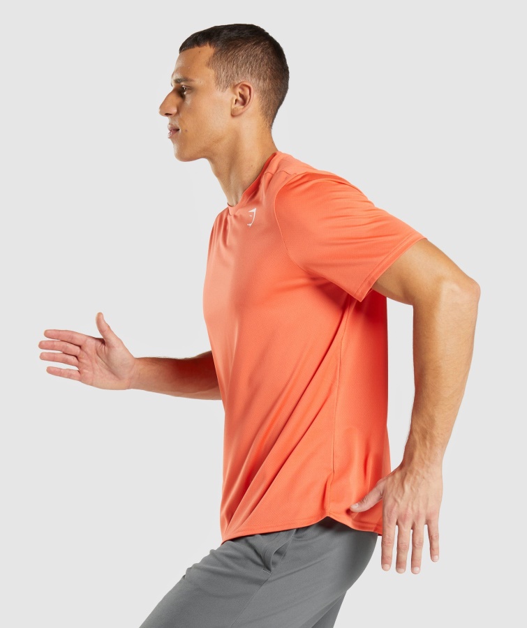 Gymshark Ankomst Regular Fit T-shirt Papaya Orange