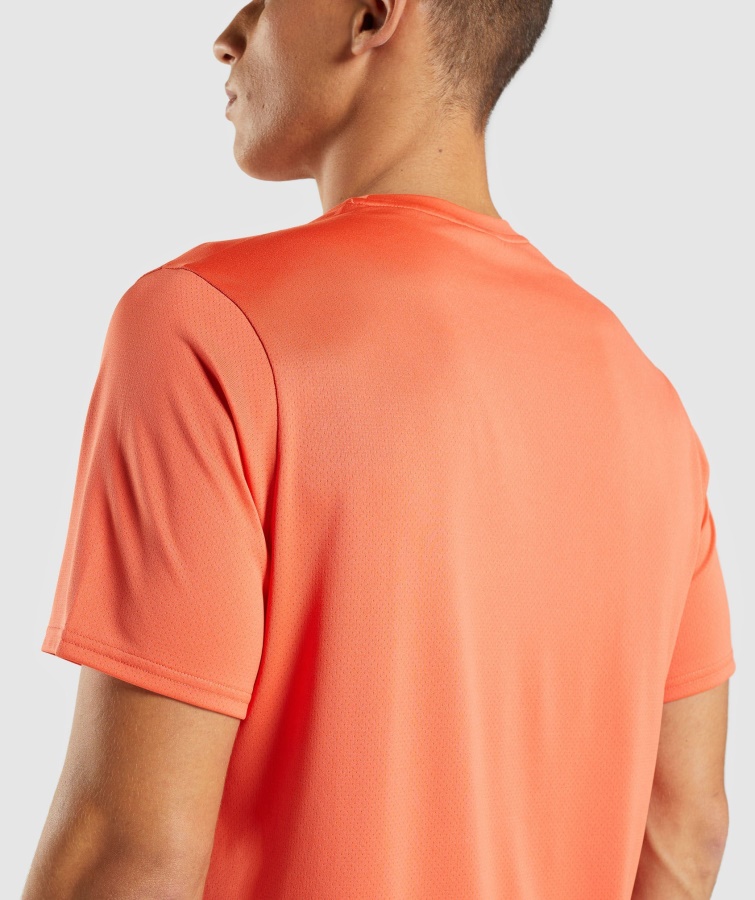Gymshark Ankomst Regular Fit T-shirt Papaya Orange