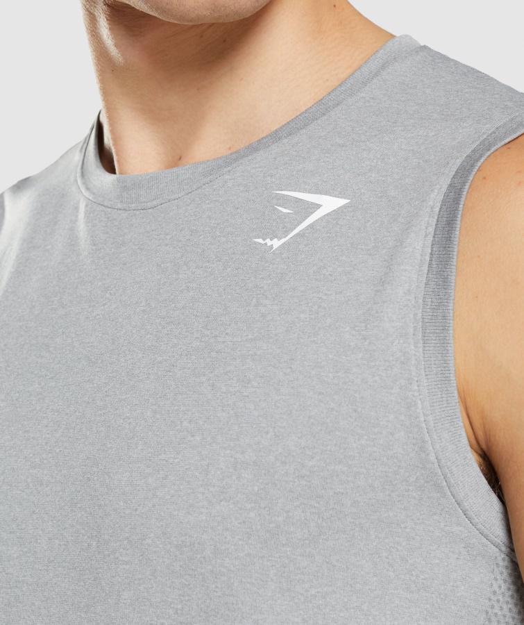 Gymshark Ankomst Sømløs Tank Grå